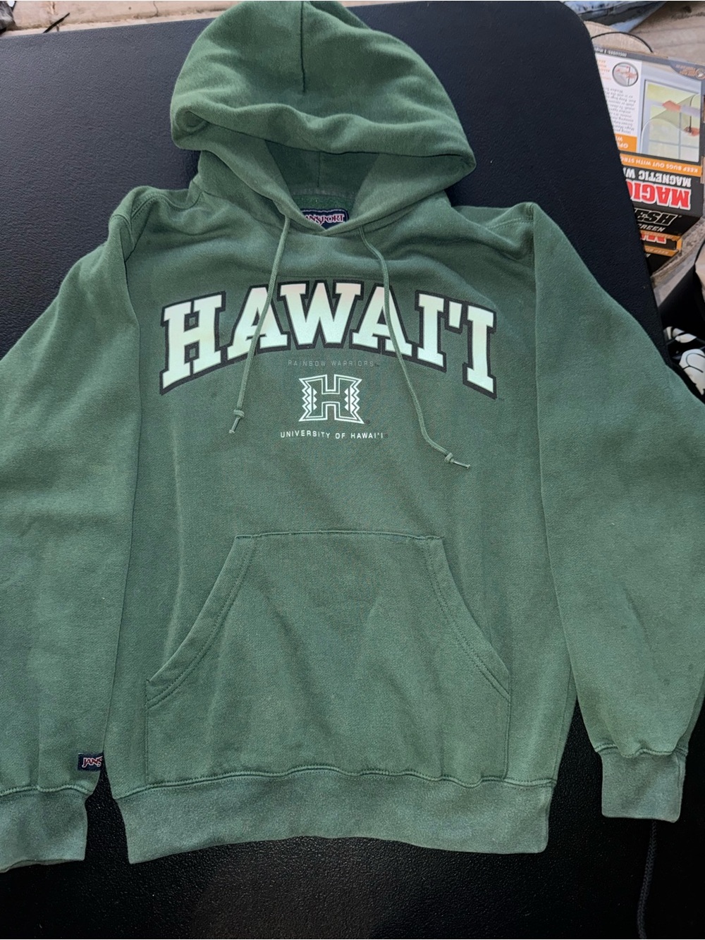 University of Hawai'i jansporGreen Hooded Sweatshirt